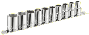Expert by facom metrische doppenset 1 2 | 10-delig | incl. rek | e034837 - e034837