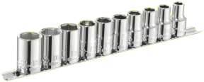 Expert by facom metrische doppenset 1 2 | 10-delig | incl. rek | e034837 - e034837