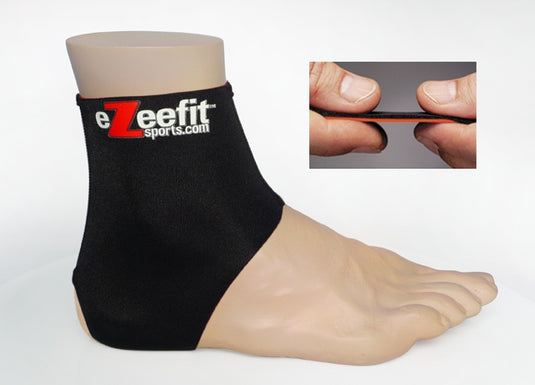 Ezeefit Enkelsokken voor Drukpunten Anti-blaren 1 mm Zwart maat 41-44