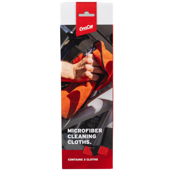 Load image into Gallery viewer, Cyclon schoonmaakdoek set twee kleuren - rood zwart
