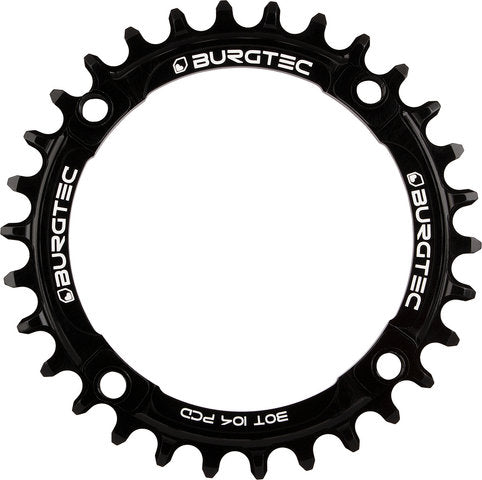 Load image into Gallery viewer, Burgtec 104 mm bcd thick thin chainring for shimano
