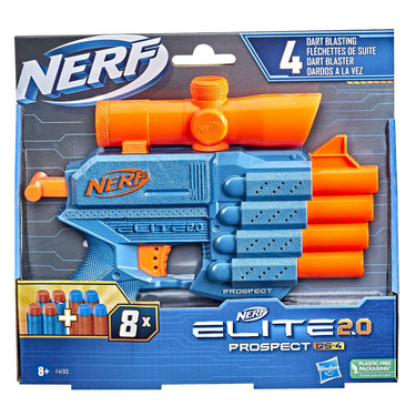 Hasbro nerf elite prospect qs4 inclusief 8 pijltjes