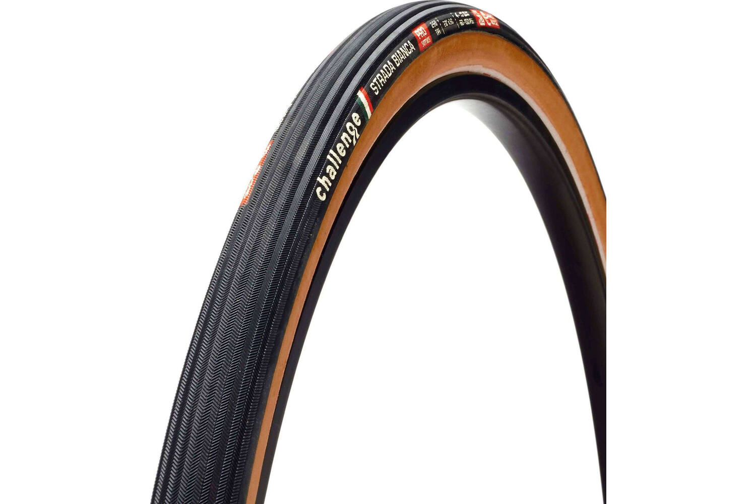 Challenge - strada bianca pro ot 700x40c zwart bruin