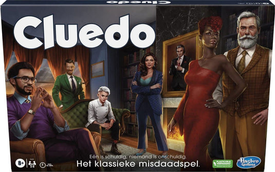 Hasbro gaming cluedo het klassieke misdaadspel