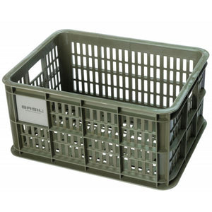 Basil fietskrat S - klein - 17.5 liter - groen