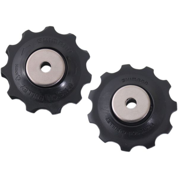 Afbeelding laden in galerijviewer, Shimano derailleurwieltjes (2) 10 11v RD-M663 Y5XE98030
