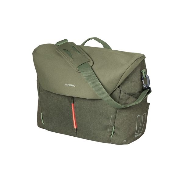 Load image into Gallery viewer, Basil B-Safe Commuter Nordlicht - laptoptas - 17 liter - olijf groen
