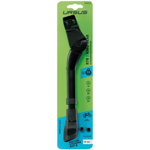 Load image into Gallery viewer, Ursus achtervorkstandaard r78 - king mini rear kickstand r78 king mini 18mm
