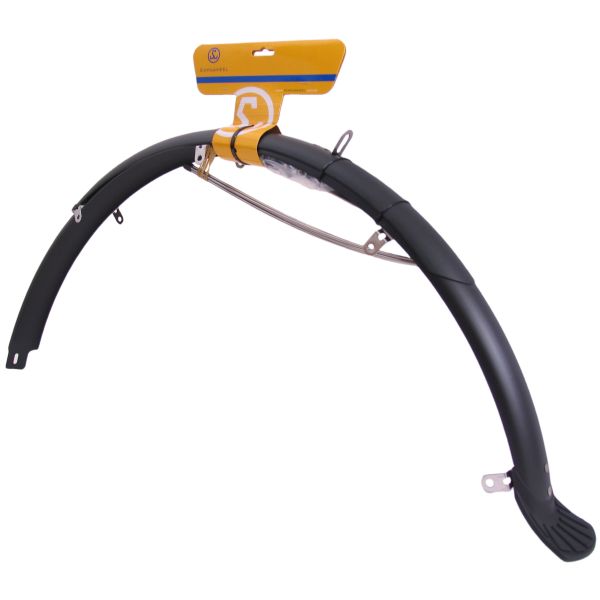 Load image into Gallery viewer, Sunny wheel kunststof spatbordset 28 inch mat zwart 50 mm
