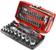 Facom compacte 1 4 doppenset 6-kant met ratel met stofdichte kop - rl.nano1