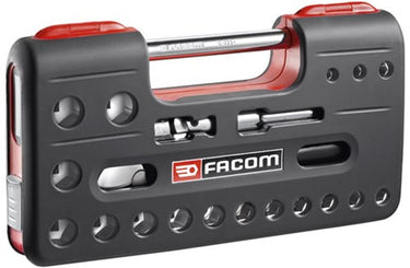 Facom compacte 3 8 doppenset 6-kant, met ratel met stofdichte kop - jl.dbox1pb