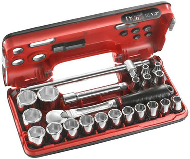 Facom compacte doos 1 2’’6-kant met ratel met stofdichte kop - glijdend handvat - sl.dbox4