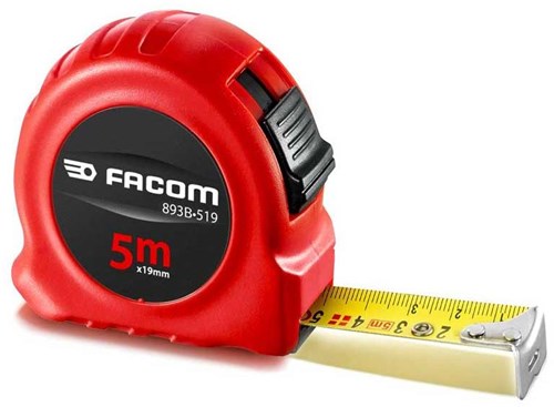 Load image into Gallery viewer, Facom dubbelz meetlint abs-behuizing 5m 19mm - 893b.519pb

