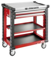 Facom jet werkplaatswagen 3 planken 2 laden m4 rood - jet.uc3s2dm4a - jet.uc3s2dm4a