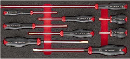 Load image into Gallery viewer, Facom module van foam met 9 protwist® schroevendraaiers - modm.at4pb
