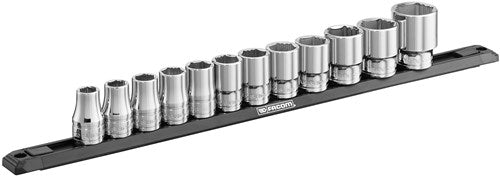 Load image into Gallery viewer, Facom ogv® doppen set | 1 2” 6-kant | 12-delig op rail - s.40egrppb
