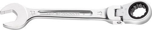 Facom scharnierende anti-slip steekringratelsleutel 8mm - 467bf.8 - 467bf.8