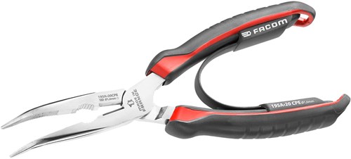 Facom tang met gebogen bekken, bekleed 20cm - 195a.20cpe