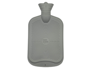 Fairzone natuurrubber warmwater kruik - fsc - 2l - grijs