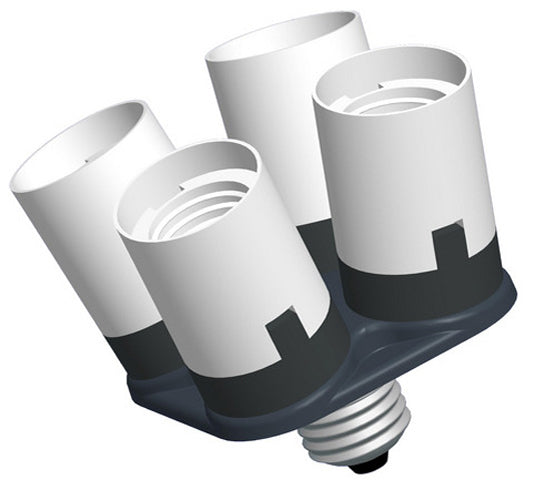 Load image into Gallery viewer, Falcon Eyes Lamphouder AD-4E27 van 1 naar 4 Lampen
