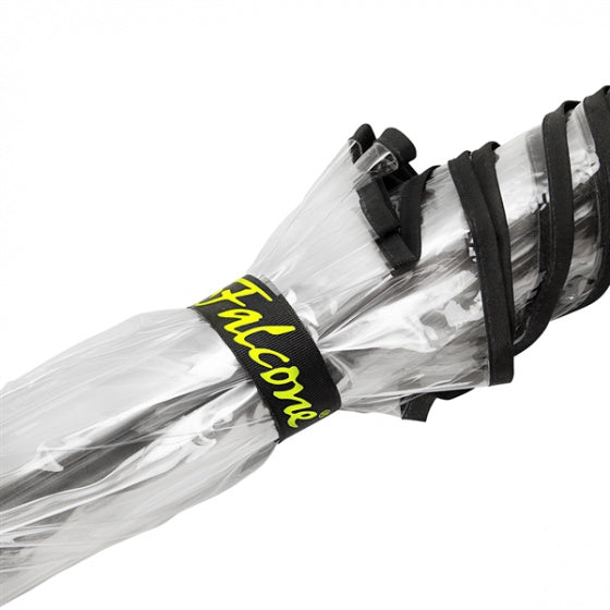 Load image into Gallery viewer, Falcone Paraplu 120 cm polyester transparant zwart
