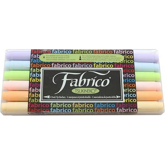 Tsukineko • versacraft fabrico markers sorbet 6st.