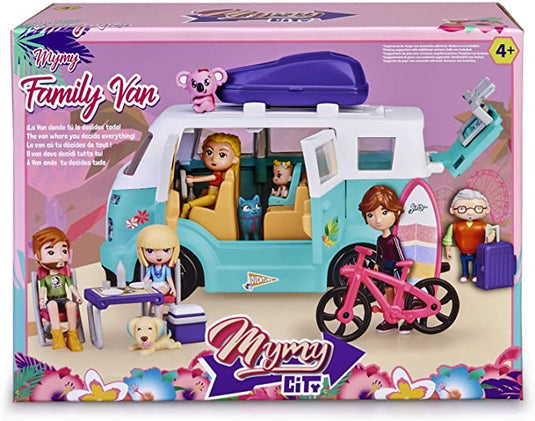 Famosa mymy city - family van speelgoed camper met veel accessoires