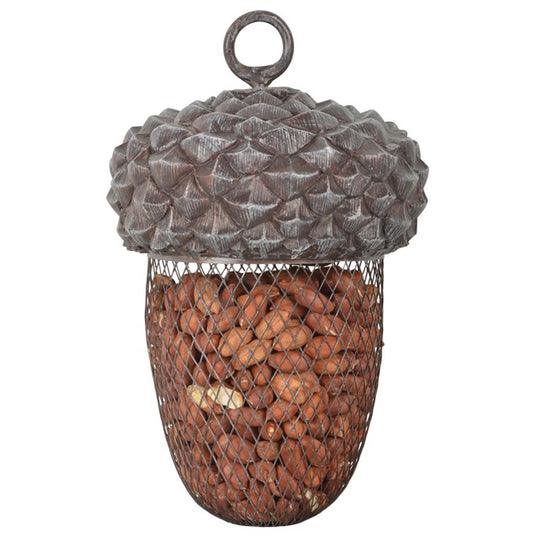 Esschert design voederhanger eikel metaal polyresin 14x22cm