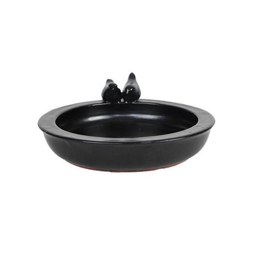 Esschert design vogelbad keramiek grijs