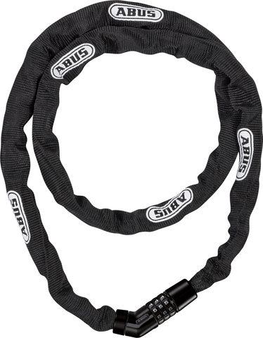 Abus 4804C 75 zwart fietskettingslot, 4mm, 75cm, cijferslot