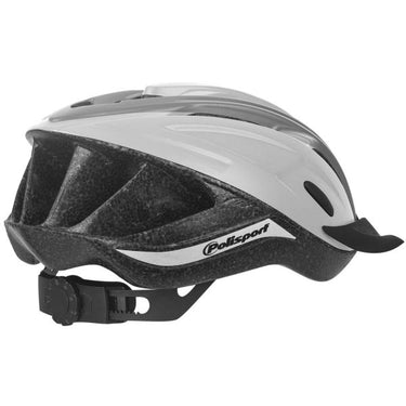 Polisport ride in fietshelm m 54-58cm wit grijs