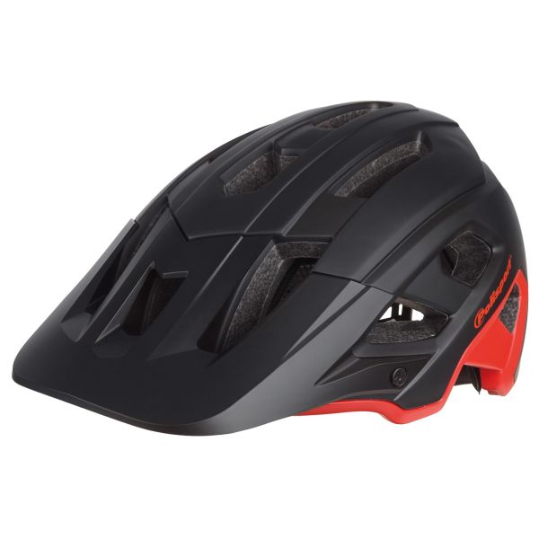 Load image into Gallery viewer, Polisport mountain pro fietshelm m 55-58cm zwart rood
