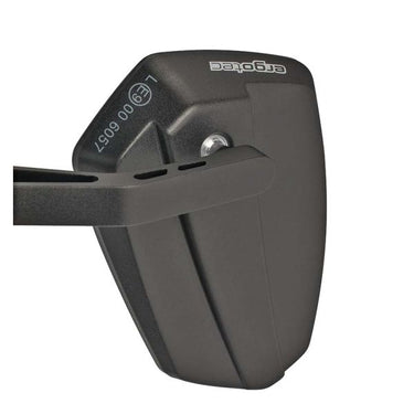 Ergotec Spiegel M-77 korte arm 120 x 80-55 mm aluminium zwart gezandstraald