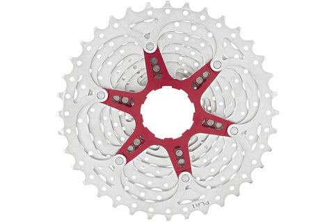 Sunrace 10 speed cassette 11-36t. silver csmx0