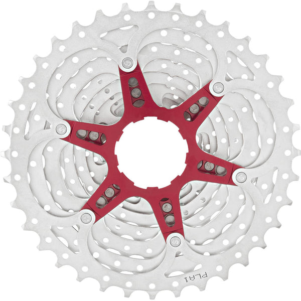 Sunrace 10 speed cassette 11-36t. silver csmx0