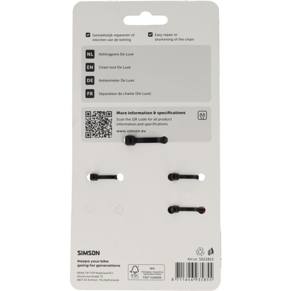 Afbeelding laden in galerijviewer, Simson kettingpons de luxe - voor iedere ketting inclusief pin
