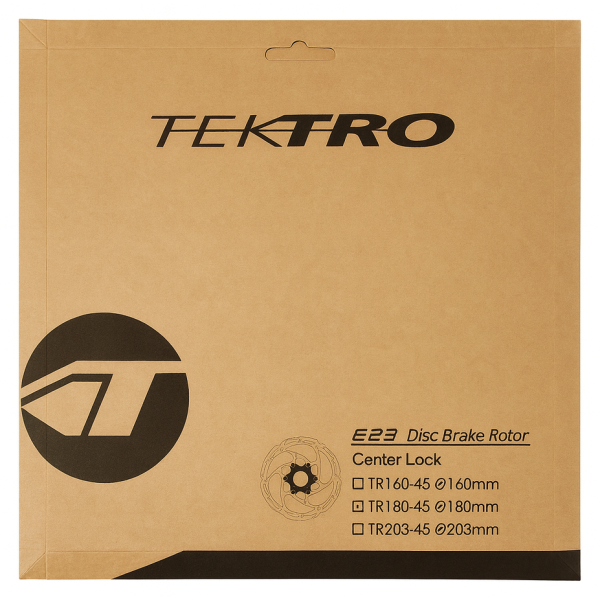 Load image into Gallery viewer, Tektro schijfrem rotor tr180-45 ø180x2,3mm, centerlock, zilver
