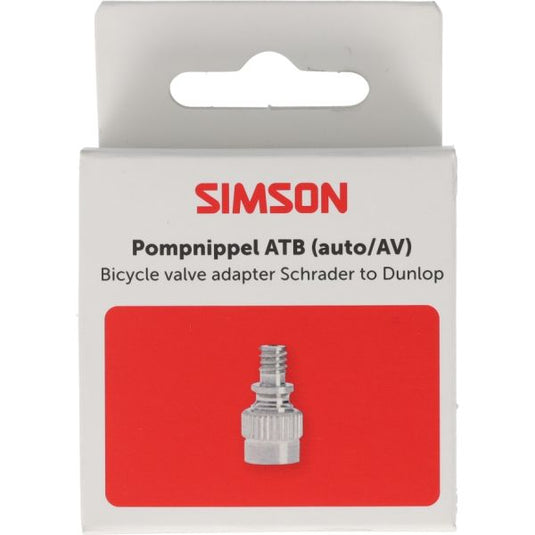 Simson pompnippel auto ventiel