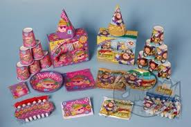 Van der doelen party pack 6 personen meisjes