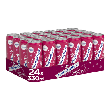 Fernandes cherry bouquet blik sleek (24x 33cl)
