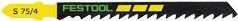 Festool accessoires decoupeerzaagblad s 75 4 5 | 5 stuks | 486546