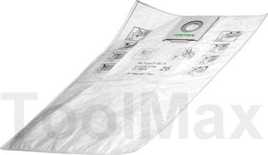 Festool accessoires filterzakken ctl 26 (5x) | 496187