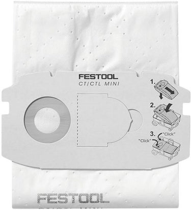 Festool accessoires filterzakken ctl mini (5x) | 498410