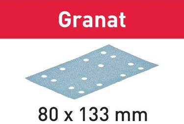 Festool accessoires granat stf 80x133 p80 gr 10 schuurstroken | 497128