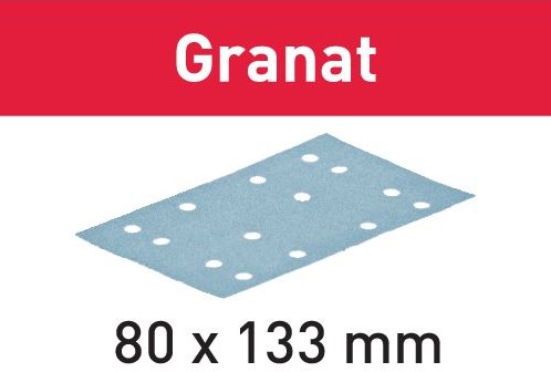 Load image into Gallery viewer, Festool accessoires granat stf 80x133 p80 gr 10 schuurstroken | 497128

