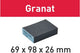 Festool accessoires schuurblok granat | 69x98x26 | 60 gr 6 - 201081