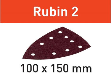 Festool accessoires schuurpapier stf delta 9 p80 ru2 50 rubin 2 - 577573
