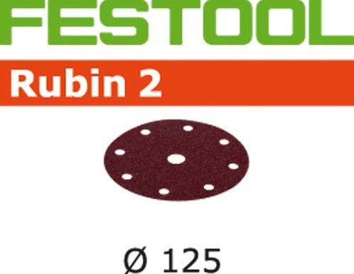 Festool accessoires schuurschijven stf d125 8 p120 ru2 10 - 499105