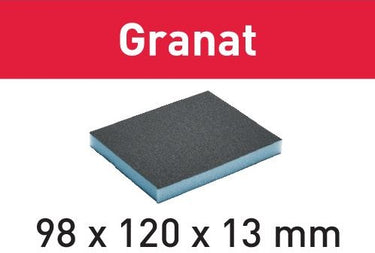 Festool accessoires schuurspons 98x120x13 800 gr 6 granat - 201507