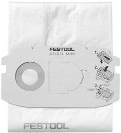 Festool accessoires zelfclean filterzak sc fis-ctl midi (5x) | 498411